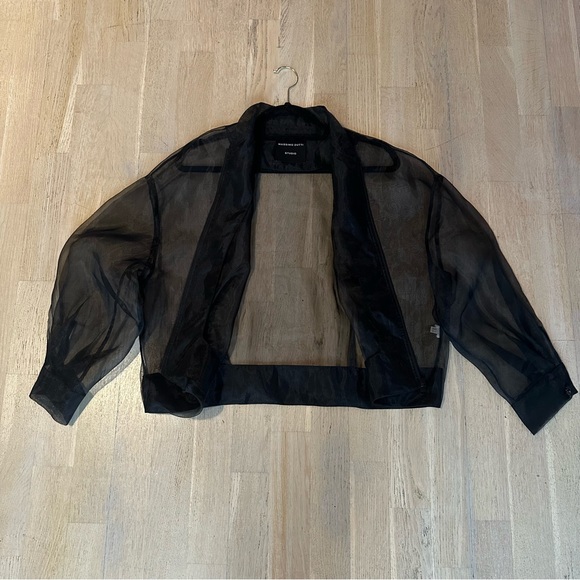 Massimo Dutti Organza Bomber Jacket S - STUDIO - Picture 13 of 16